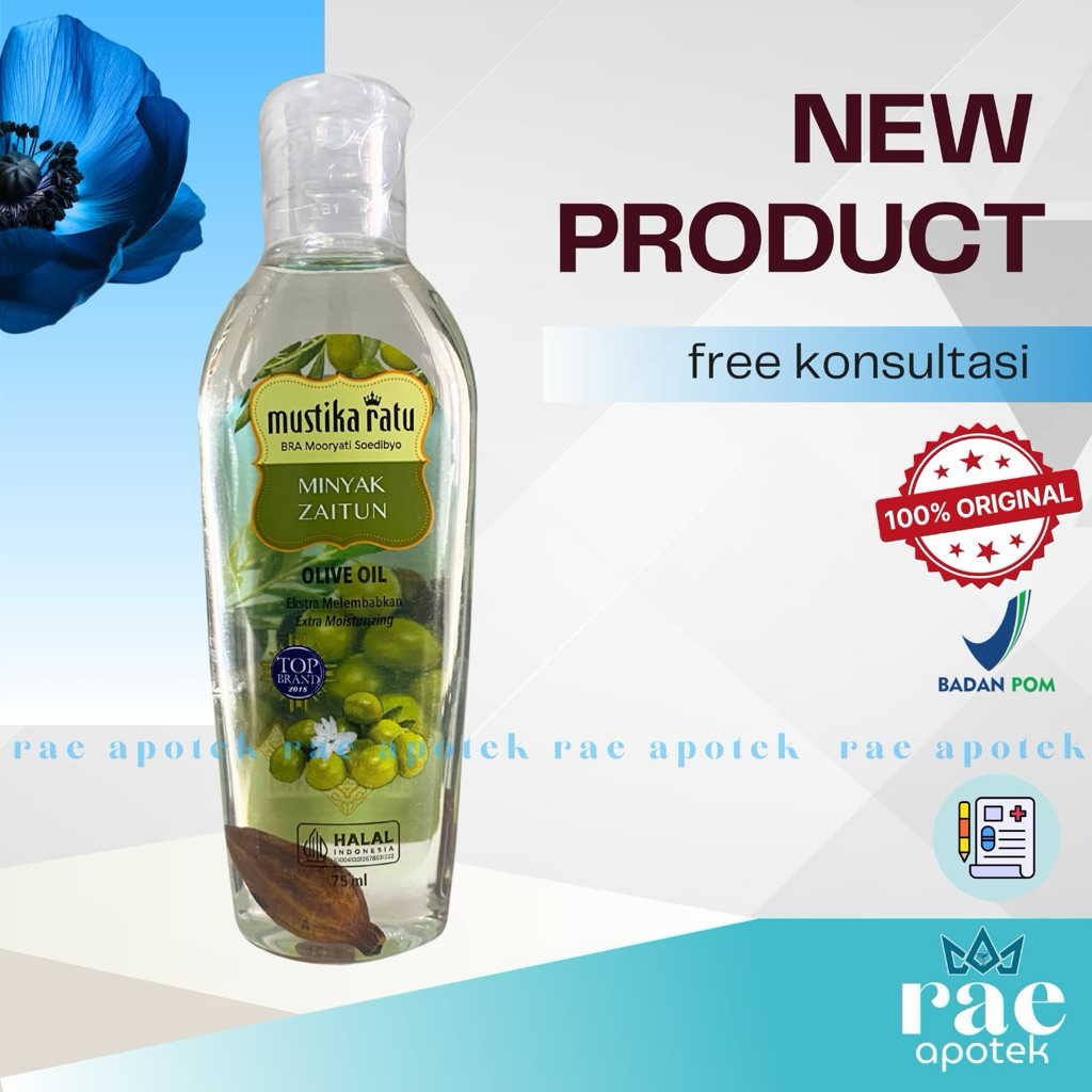 Mustika Ratu MINYAK ZAITUN / Minyak Zaitun Mustika Ratu 75ml