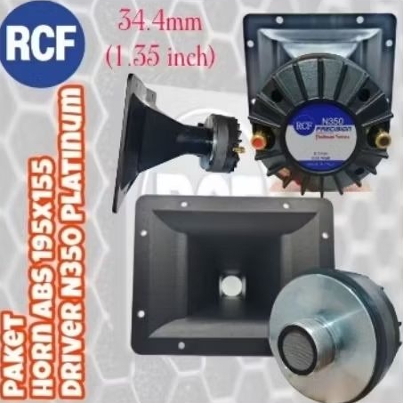 Paket Horn ABS import 195x155 + Driver RCF N350 Platinum