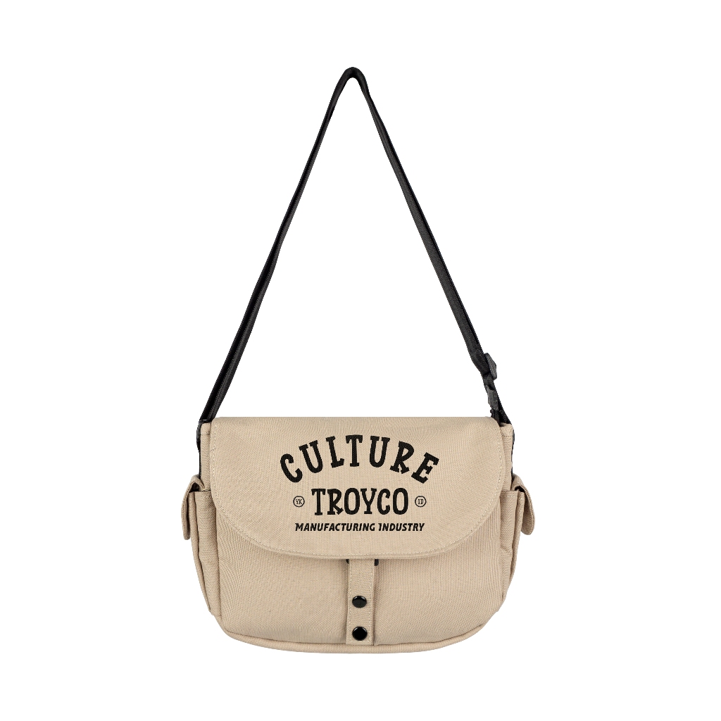 Troy Company Sling Bag Messenger Bag Industry - Tas Selempang Beige SBD 3495
