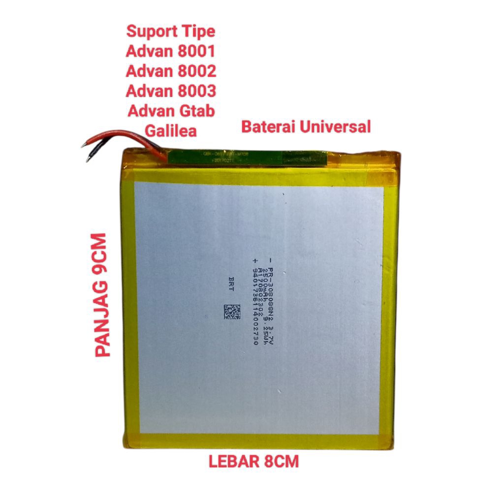 COD Baterai  Tablet Advan Universal Advan 8001 - Advan 8002 - Advan Gtab Galilea - Tab