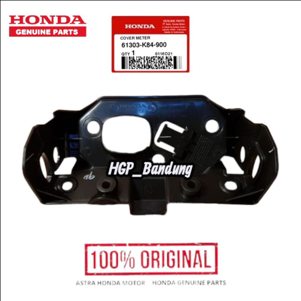 61303-K84-900 Cover Meter Cover Dudukan Speedometer CRF 150L Original AHM Honda