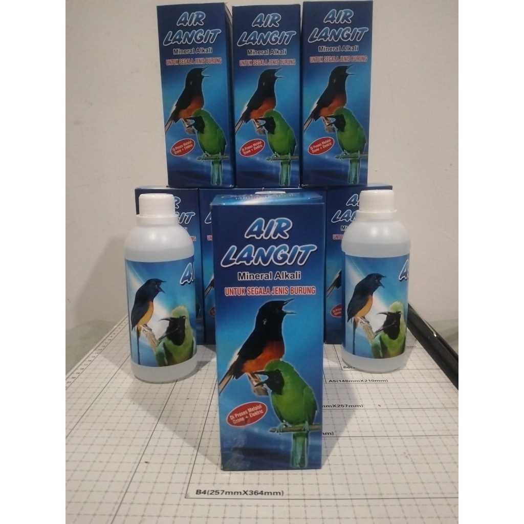 AIR LANGIT Air Mineral Alkali Water, Untuk Segala jenis Burung