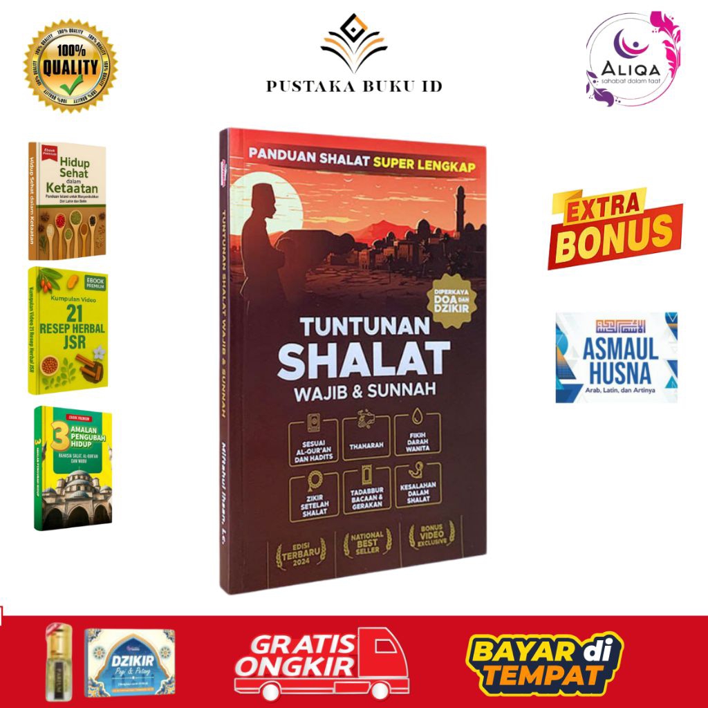 [ORIGINAL BEST SELLER] BUKU TUNTUNAN SHOLAT UST ADI HIDAYAT VIRAL
