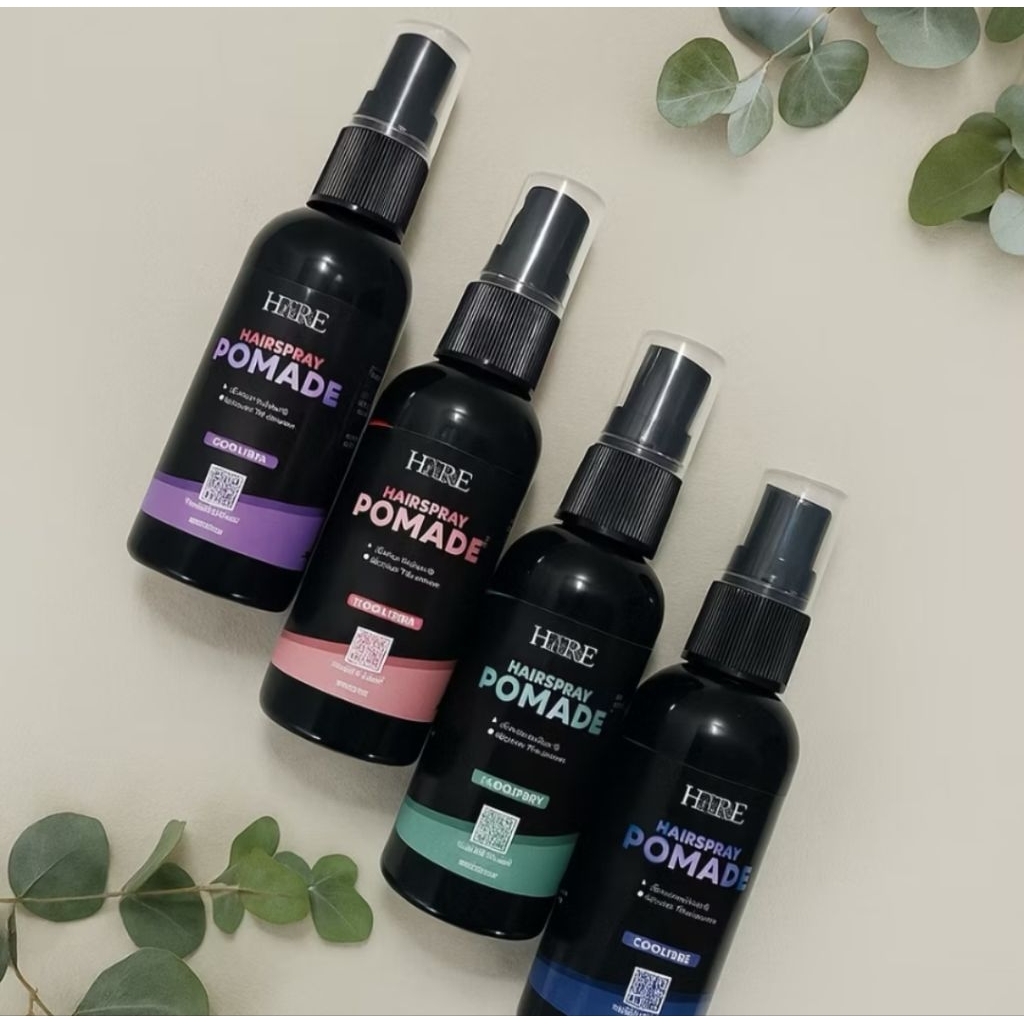 Hair Spray Pomade 60 ml – Pomade Spray Styling Tahan Lama & Anti lepek/Minyak rambut
