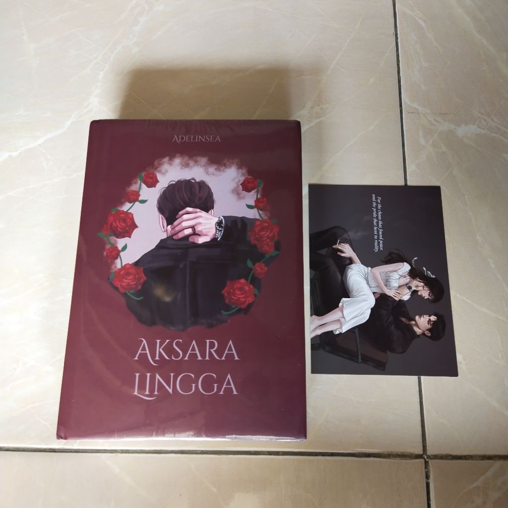 NOVEL AKSARA LINGGA (HC) BY ADELINSEA