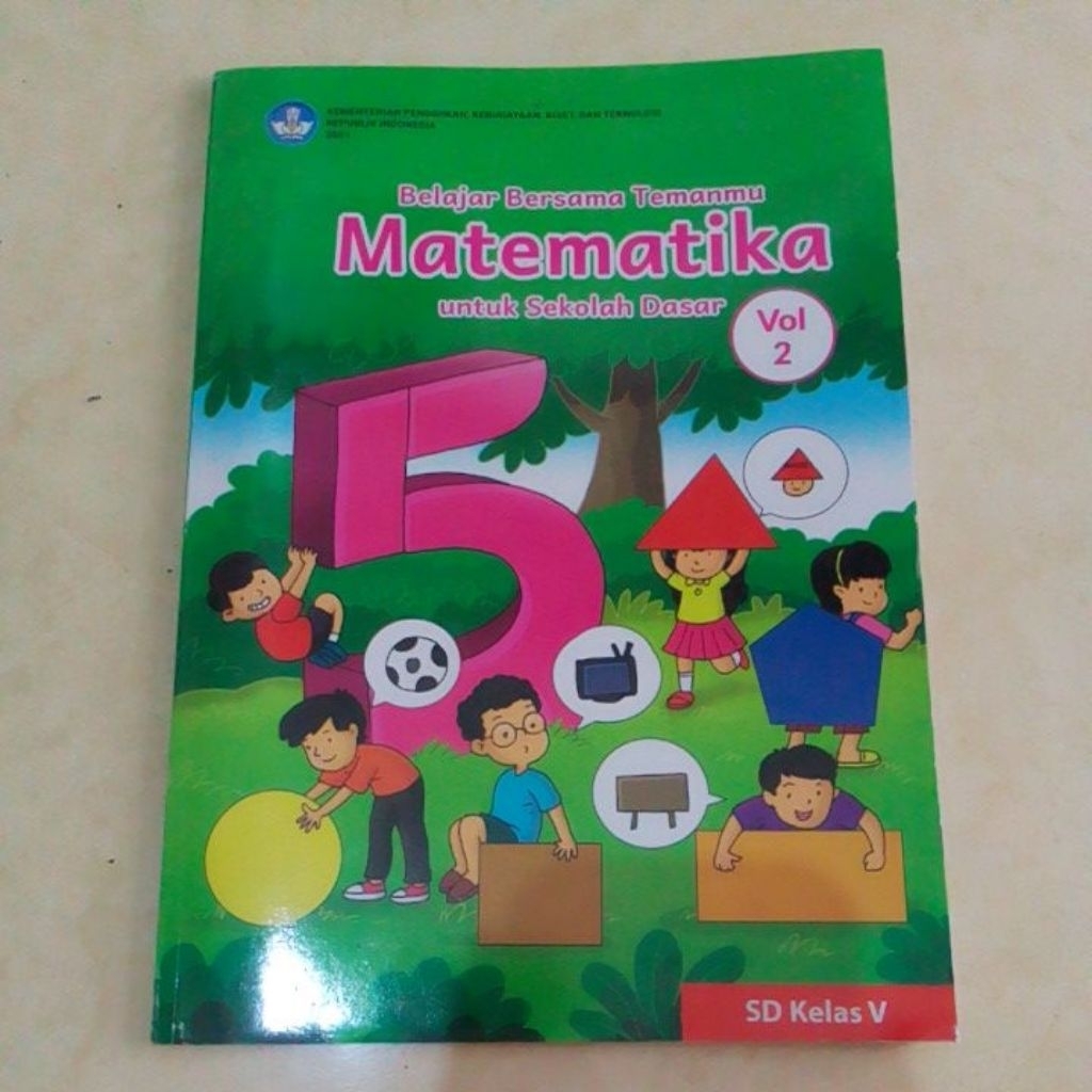 ORIGINAL Buku BELAJAR MATEMATIKA Untuk SD Kelas 5 VOL. 2