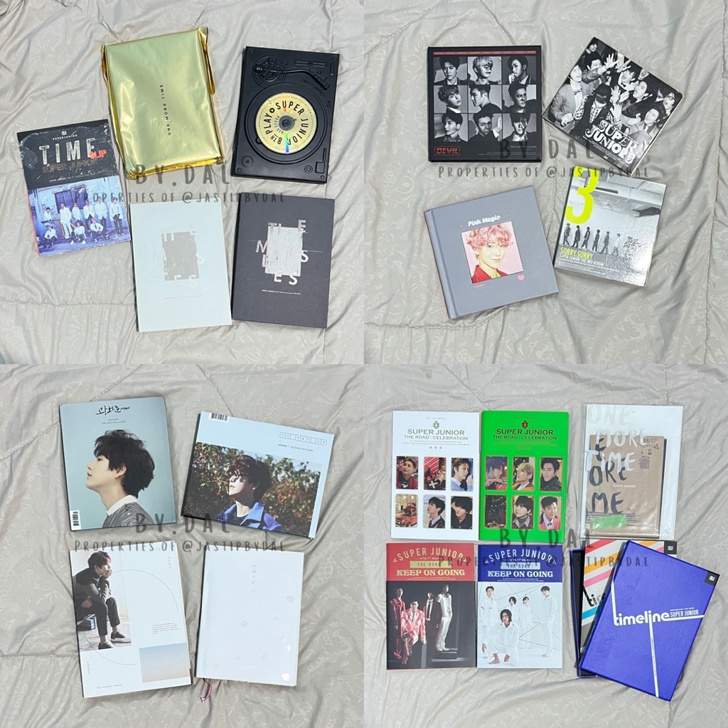 SUPER JUNIOR ALBUM ONLY PRELOVED OFFICIAL SUJU KYUHYUN YESUNG GWANGHWAMUN PINK MAGIC DEVIL SORRY TIM