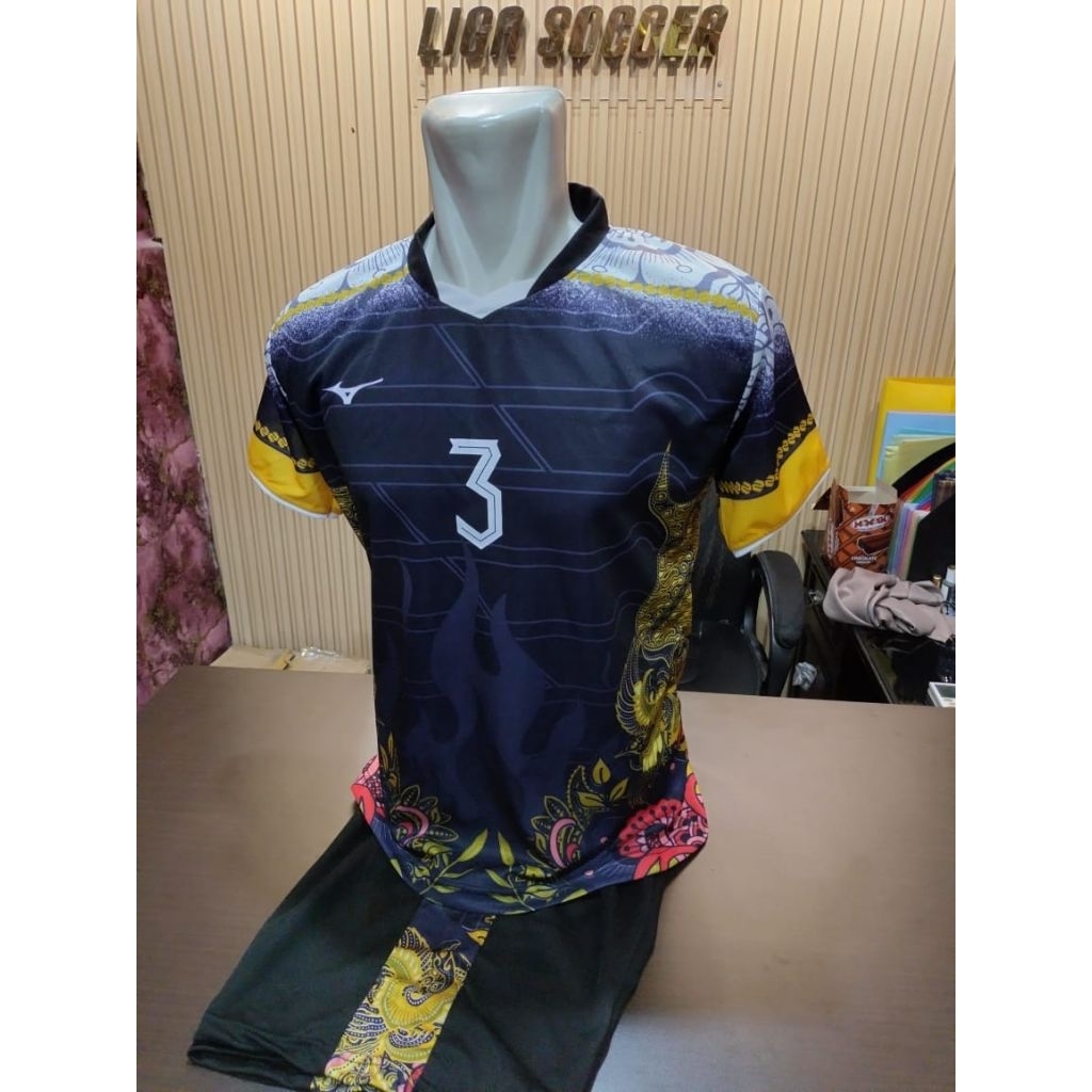 BAJU VOLLY FULL PRINTING DEWASA LUSINAN // BAJU VOLLY LUSINAN BERNOMER PRINTING