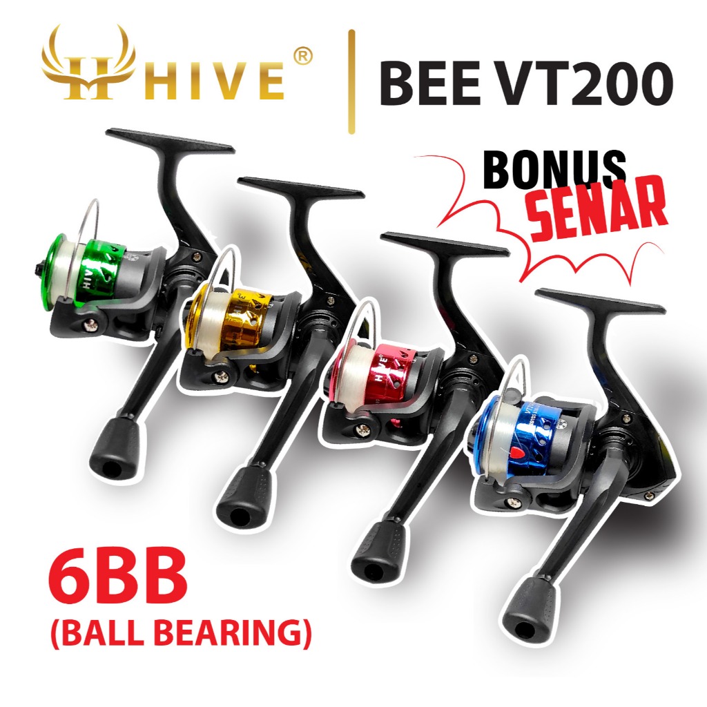 Reel Pancing Murah Spool Plastik + Benang