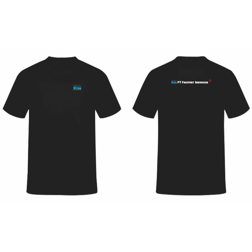 T-SHIRT KAOS PT FREEPORT INDONESIA - FREEPORT MCMORAN