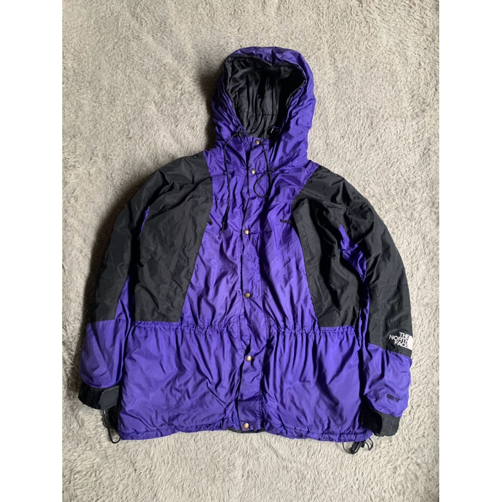 vintage 90s tnf mountain snow parka goretex jacket