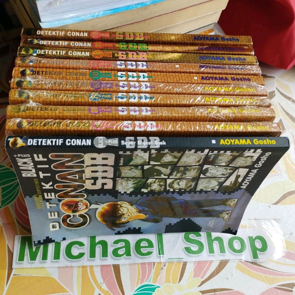 MIX SEGEL Komik Detektif Conan Super Digest Book SDB BLACK , 10 20 30 40 50 60 70 80 90 LENGKAP LANG