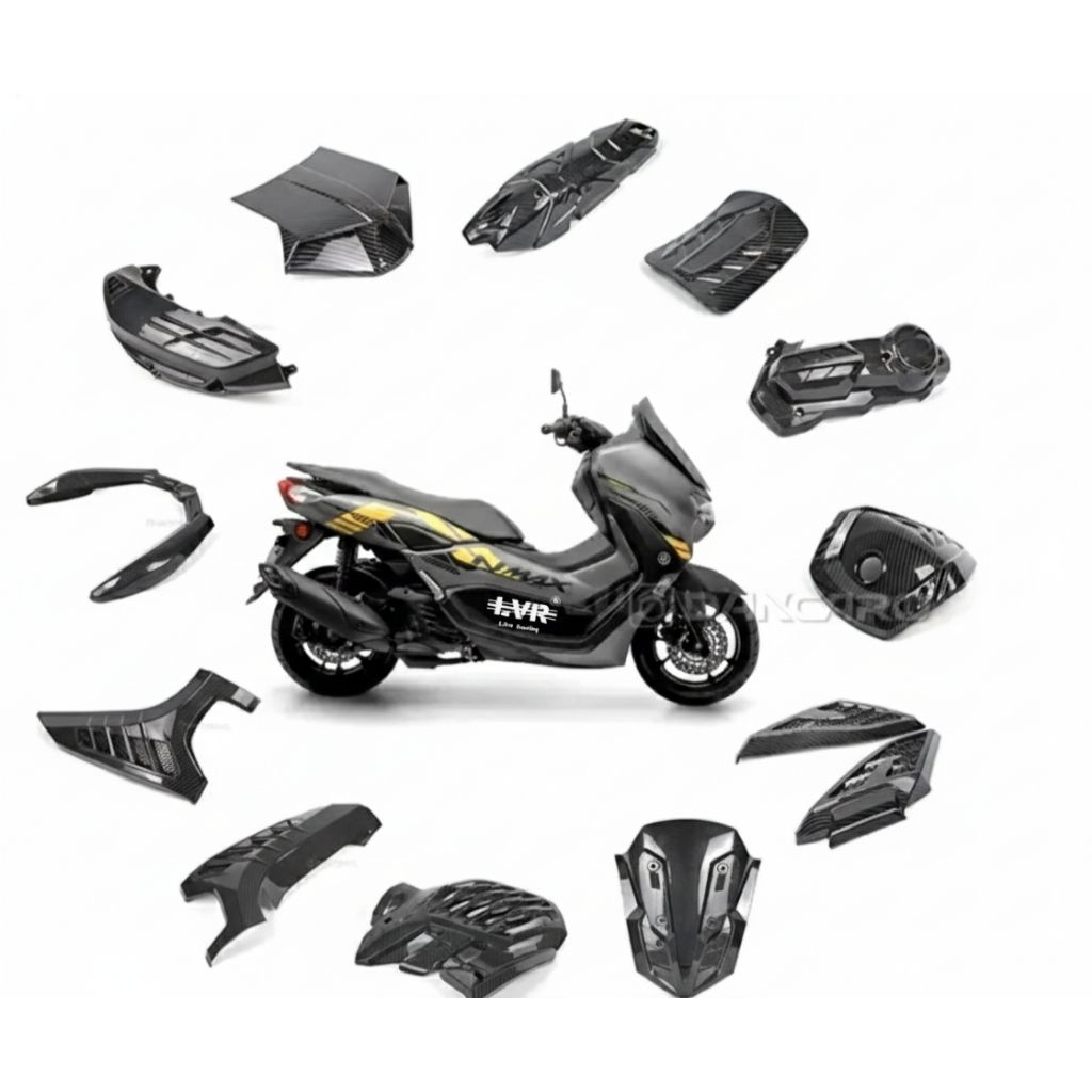Body Nmax New Carbon 2020 Full set Aksesories Nmax New 2020 2021 2022