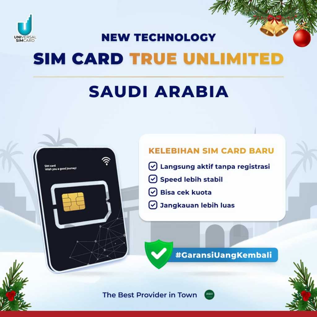 Unisim Travel Sim card Saudi Arabia True Unlimited