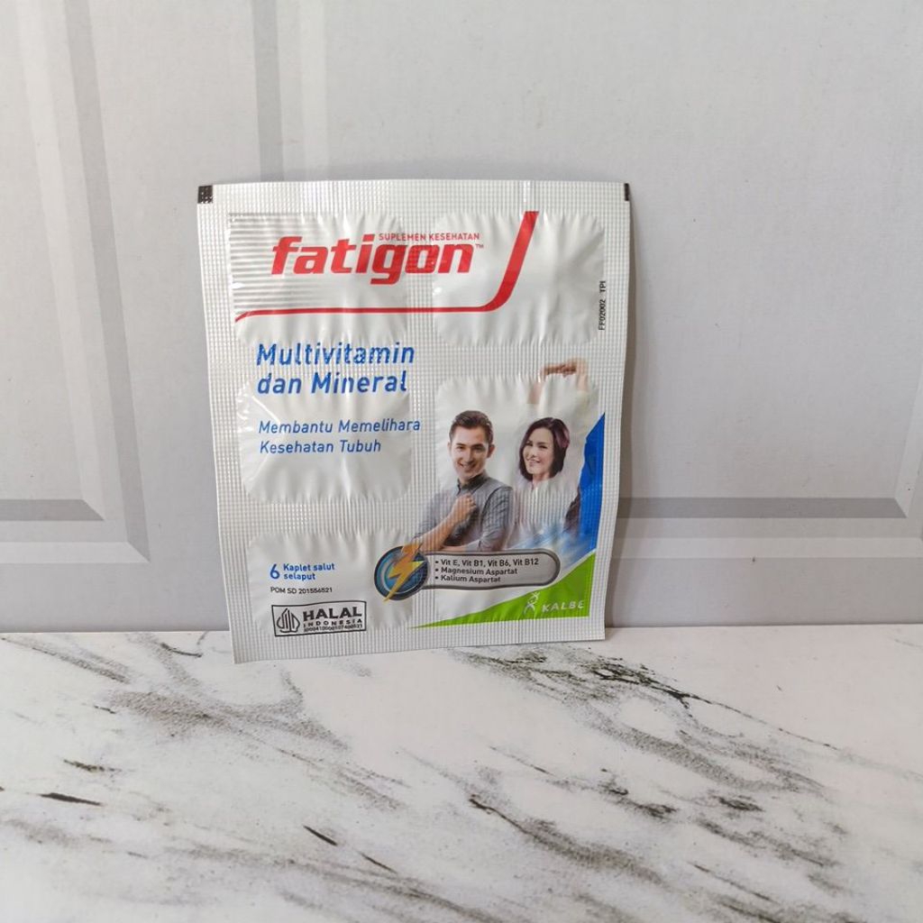 FATIGON MULTIVITAMIN DAN MINERAL 1STRIP 6TABLET