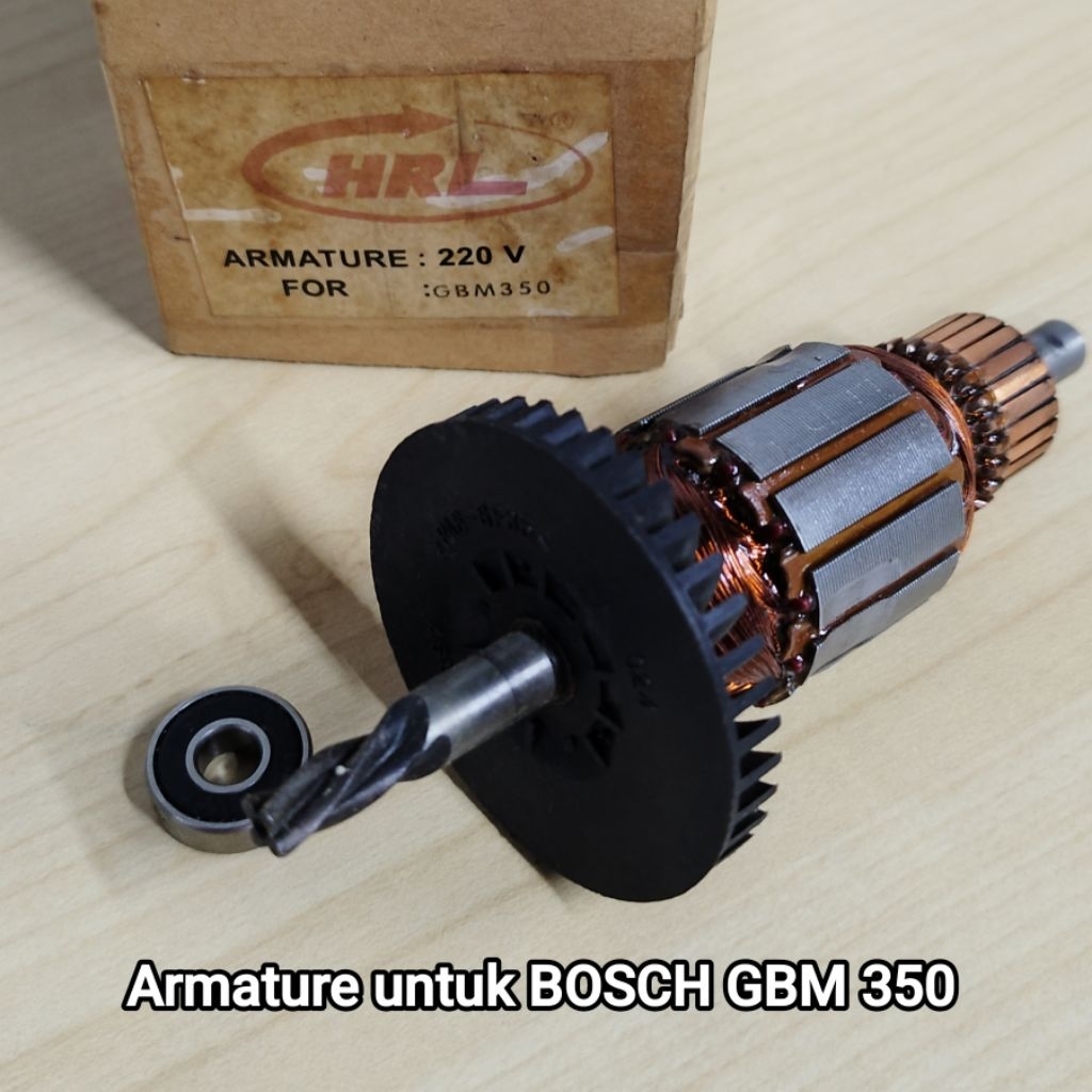 ARMATURE ANGKER GBM 350 HRL UNTUK MESIN BOR BOSCH GBM 350