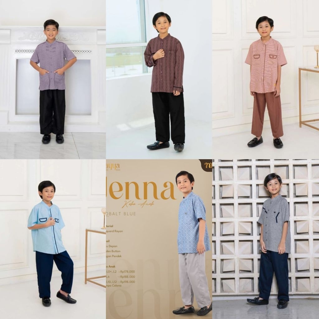 NIBRAS KOKO ANAK FAIDA, CHESA, ALESHA, JENNA, BASMA, IFFA KOKO ANAK LENGAN PANJANG, KOKO ANAK LENGAN