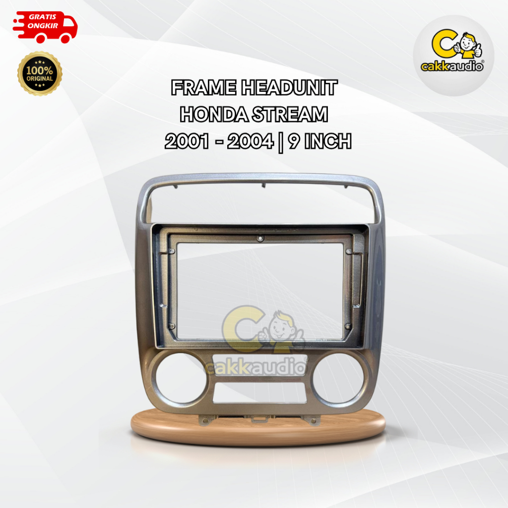 Frame Head Unit Android Mobil Honda Stream | 2001 - 2004 | 9  Inch