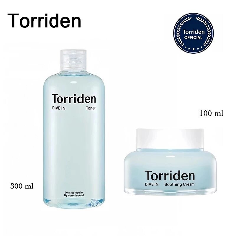 Torriden DIVE IN Toner Low Molecular Hyaluronic Acid TORRIDEN DIVE IN Soothing Cream