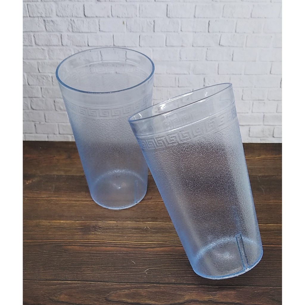 Gelas Es teh 1 LUSIN Gelas Mika Bening 400 ml 1 LUSIN  Gelas Plastik Mika Alexish