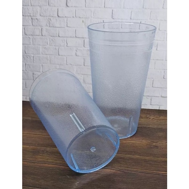 Gelas Es teh 1 LUSIN Gelas Mika Bening 400 ml 1 LUSIN  Gelas Plastik Mika Alexish