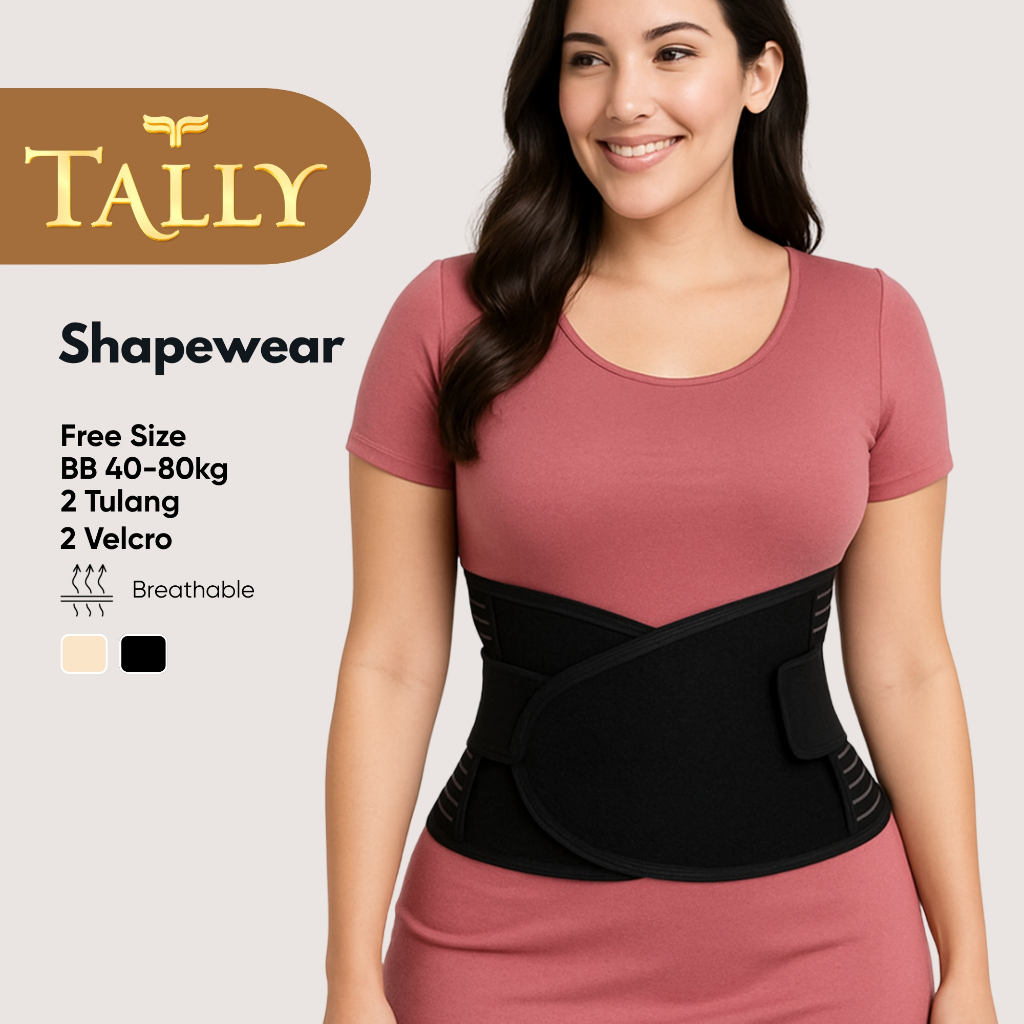TALLY STA 99 Free Corset Pengecil Perut Fit to LP 110 CM Stagen Korset Pasca Melahirkan