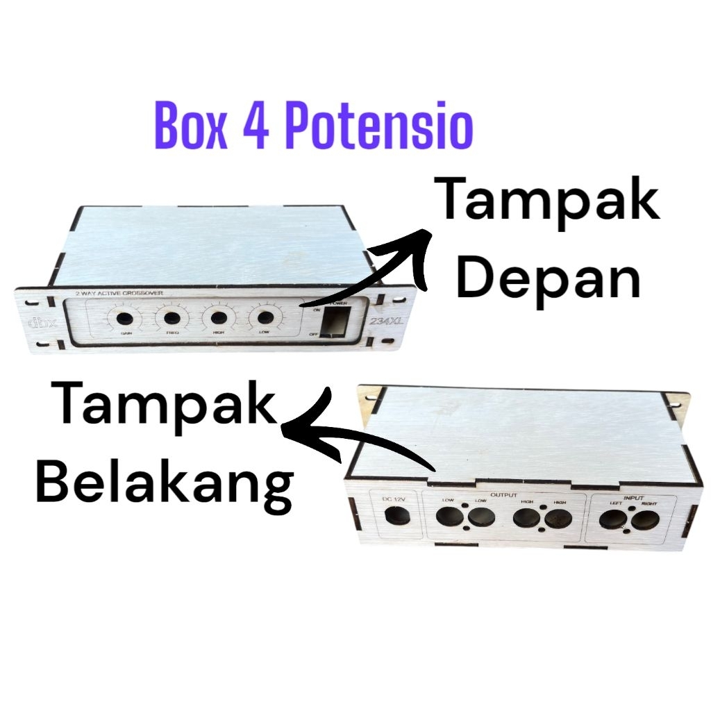 Fish Yummy Box Mini Crossover 2 Way Cocok Untuk Miniaturan Amplifier