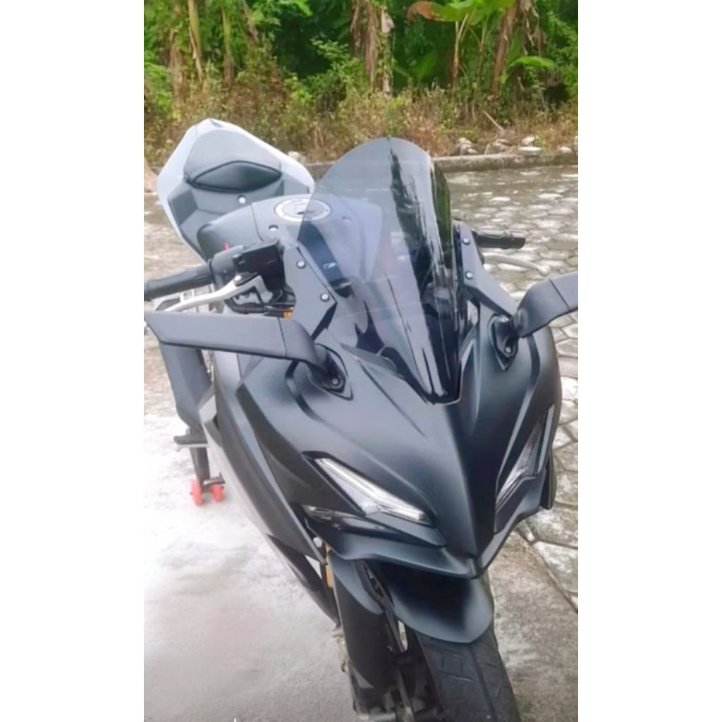 Visor CBR150 K45R New Jenong Tinggi. Windshield Cbr150R K45R 2021 Full Jenong Tinggi. Tebal 3MM