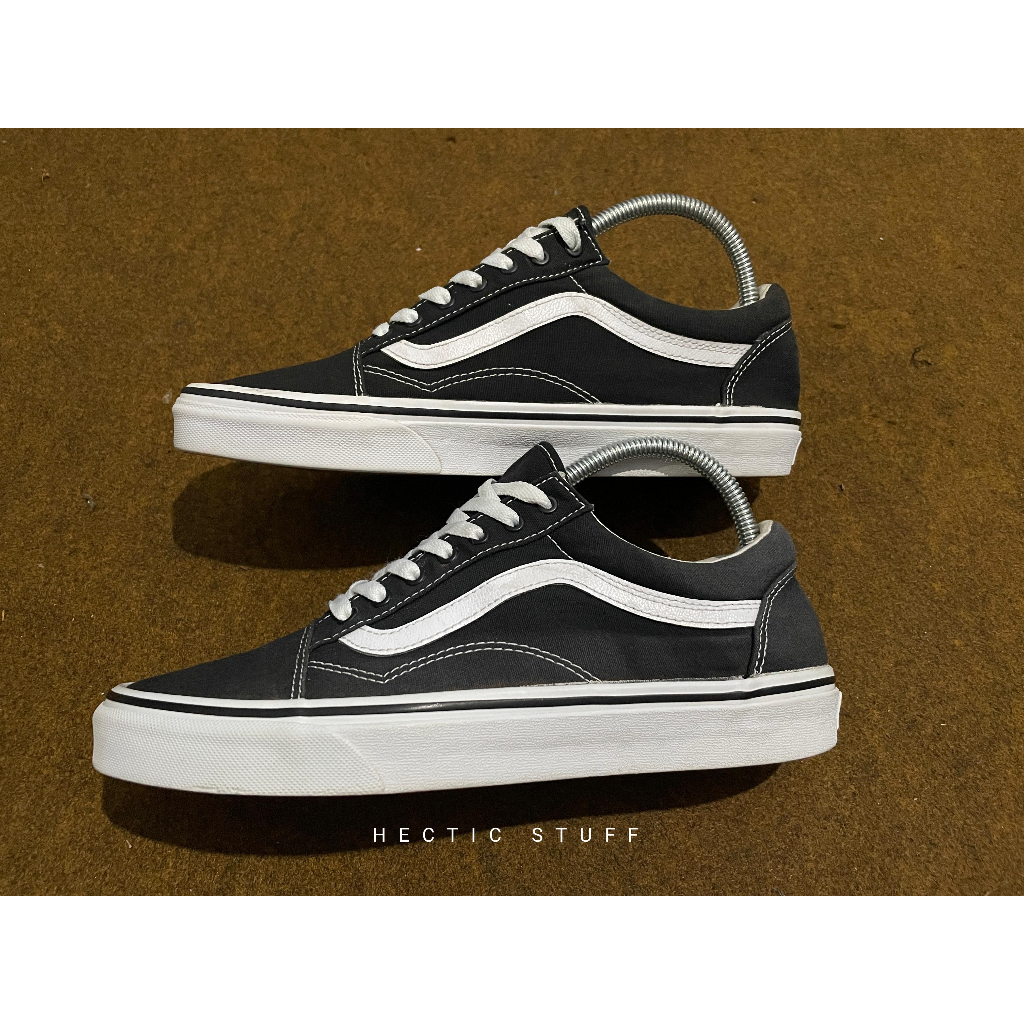 Sepatu Vans Oldskool Putih Hitam Second Original