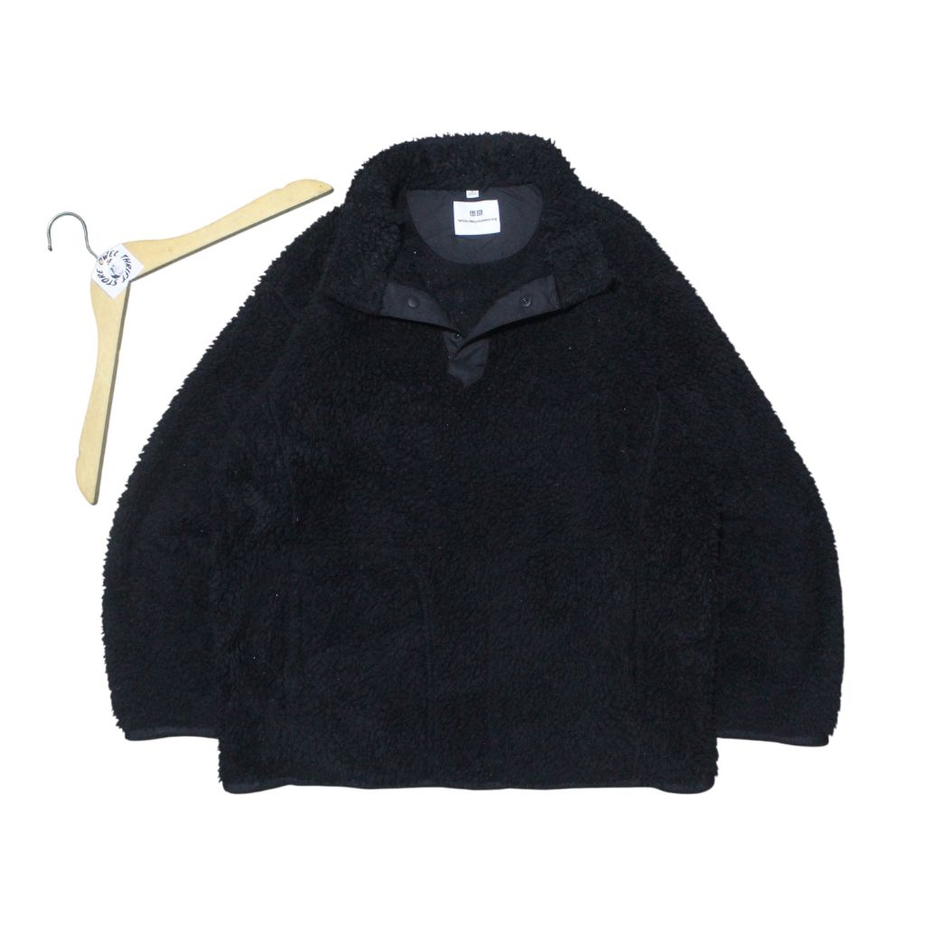 PULLOVER FLEECE OVERSIZED UNILO × WHITE MOUNTAINEERING