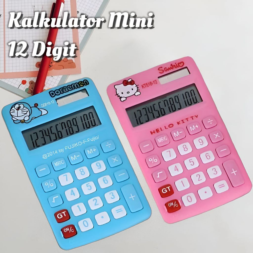 kalkulator portabel elektronik mini saku 12digit • Yes88 •