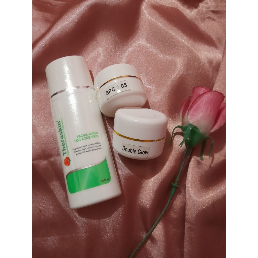 PAKET SABUN ACNE, SPC 0,05 & DOUBLE GLOW