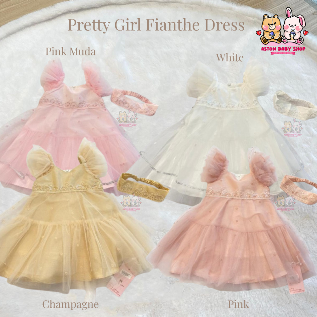 Pretty Girl Dress Fianthe - Dress Anak Gaun Pesta Bayi