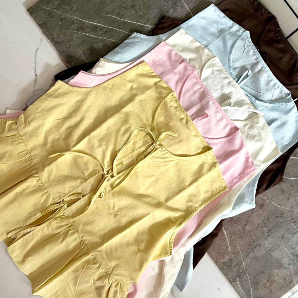 Luna vest inner wanita premium Korea top katun