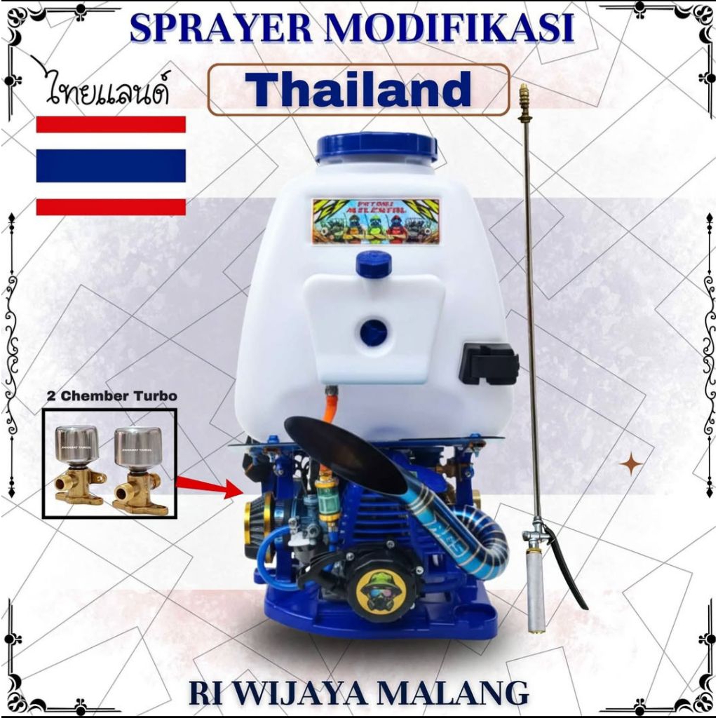 Sprayer Modifikasi Thailand/Sprayer modifikasi 2 Tak/Sprayer mesin 2 Tak/Mesin semprot tanaman