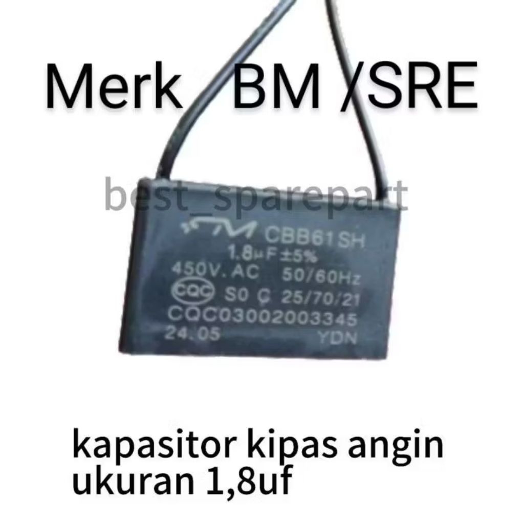 KAPASITOR KIPAS ANGIN UNTUK MASPION DLL