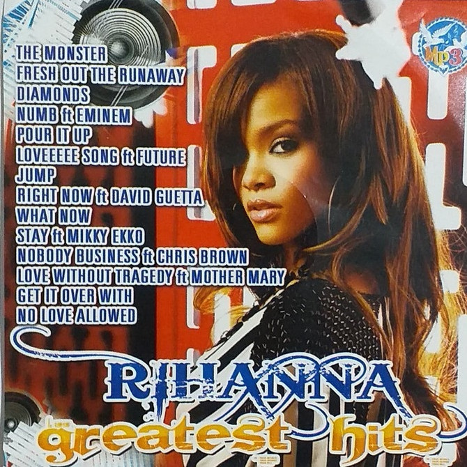 Kaset MP3 Rihanna Alicia Keys Lady Gaga The Best Collection Hits