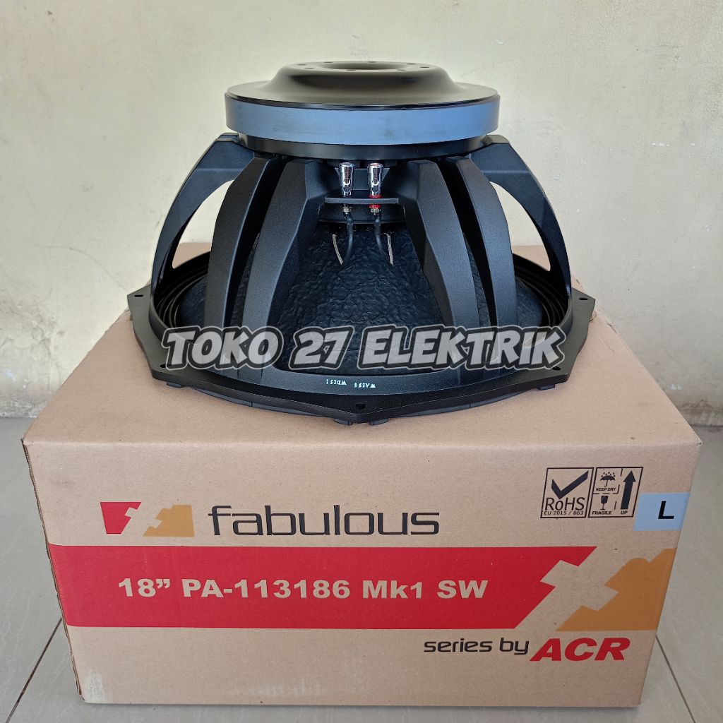 Speaker ACR Fabulous 18 inch PA - 113186 MK1 SW