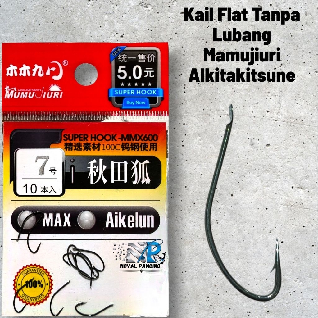 Kail Pancing Mumujiuri Alkita Kitsune Tanpa Lubang