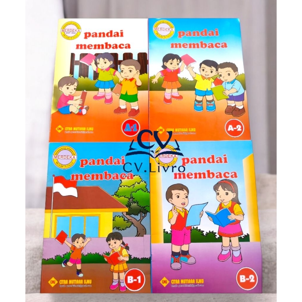 PANDAI Membaca buku belajar membaca PAUD TK A1-B2