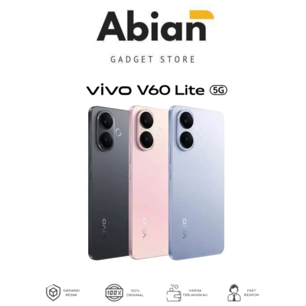 VIVO V60 LITE 5G {8GB/256GB} {12GB/512GB} ORIGINAL & BERGARANSI RESMI VIVO