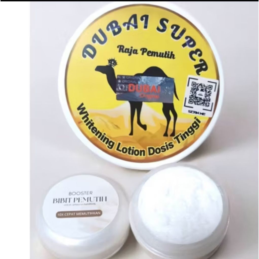 HB DUBAI SUPER 300gram + BULDING BIBIT PEMUTIH LARA