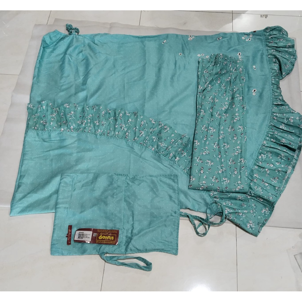 sale 30% / M201111 / mukenah dannis size S / mukenah anak / katun / mukenah lebaran / mukenah murah 