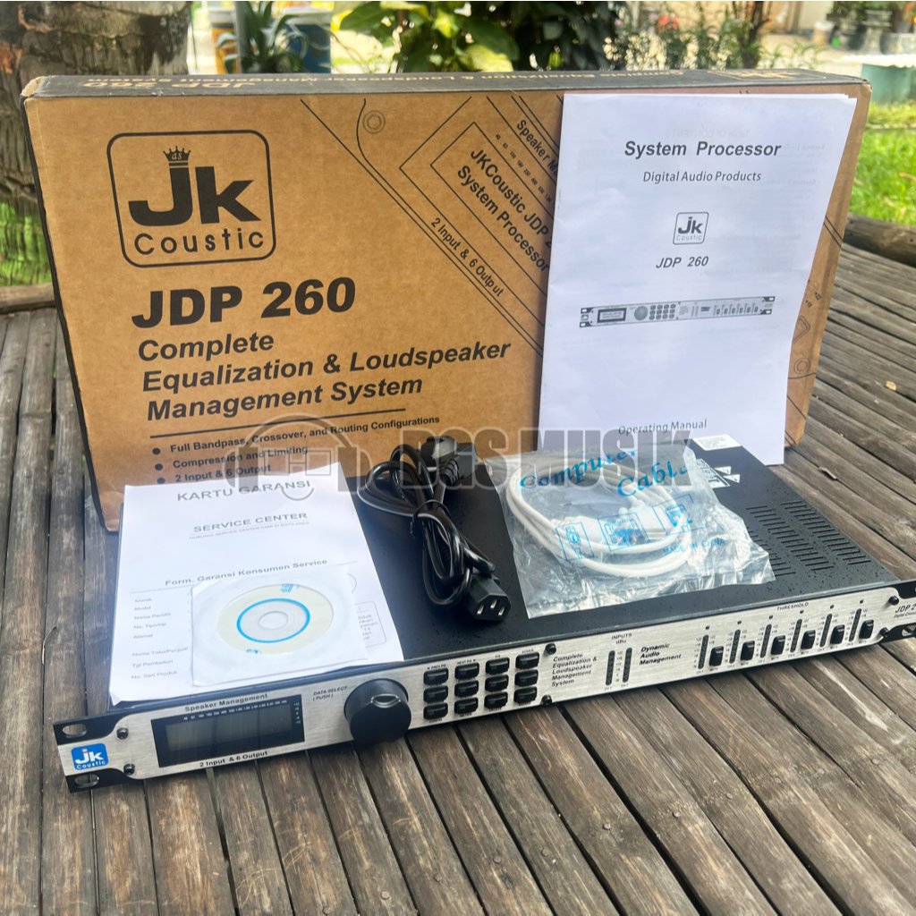 JK Coustic JDP260 Equalization Management Original DLMS JDP260 - DLMS JK Coustik JDP260 ORIGINAL - M