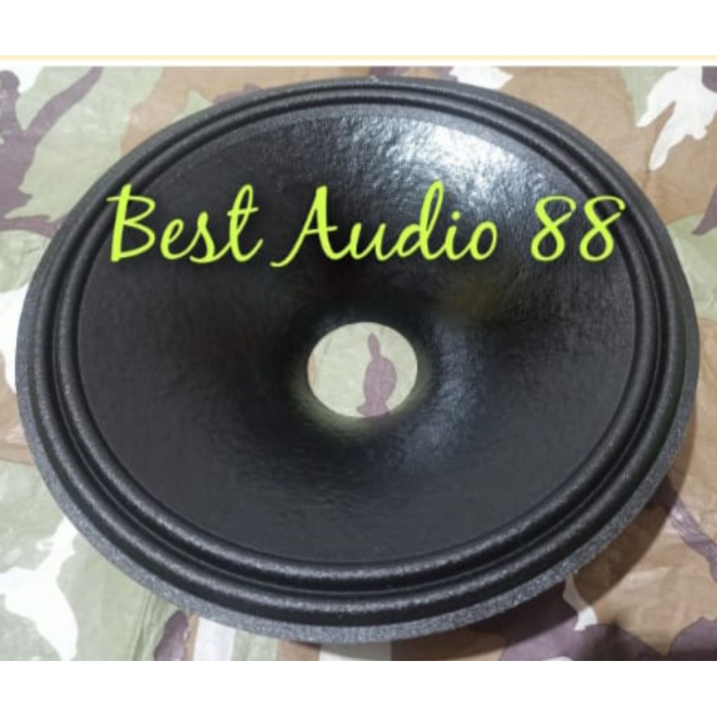 Daun kertas speaker 12inch 12 inch FR2 polos coating kulit jeruk voice 60.5mm tinggi 8mm
