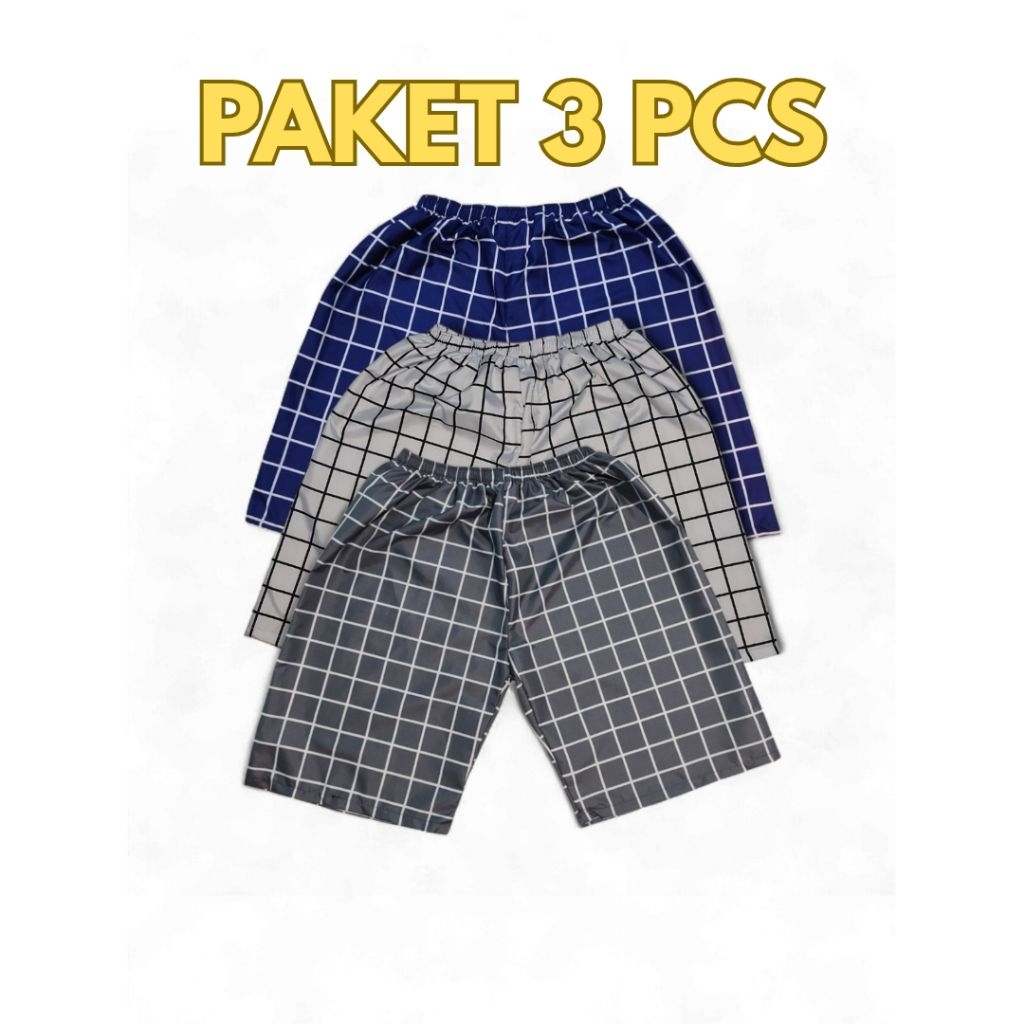 PAKET HEMAT 3 PCS Celana Kolor Pria Wanita | Celana Kolor Pendek Pria Wanita | Celana Kolor Pria Dew