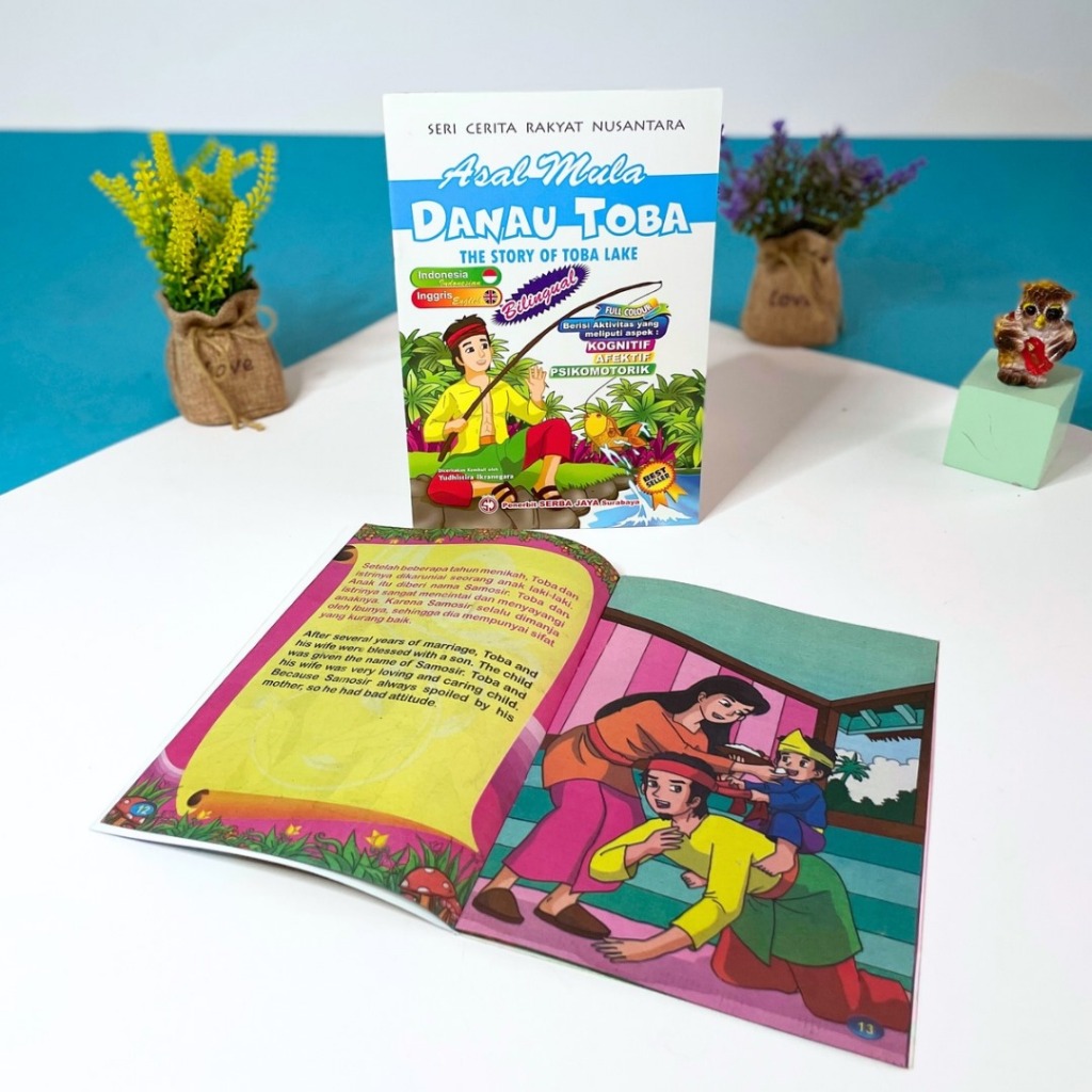 SJ CERITA RAKYAT NUSANTARA DANAU TOBA - Buku Cerita Anak Dongeng