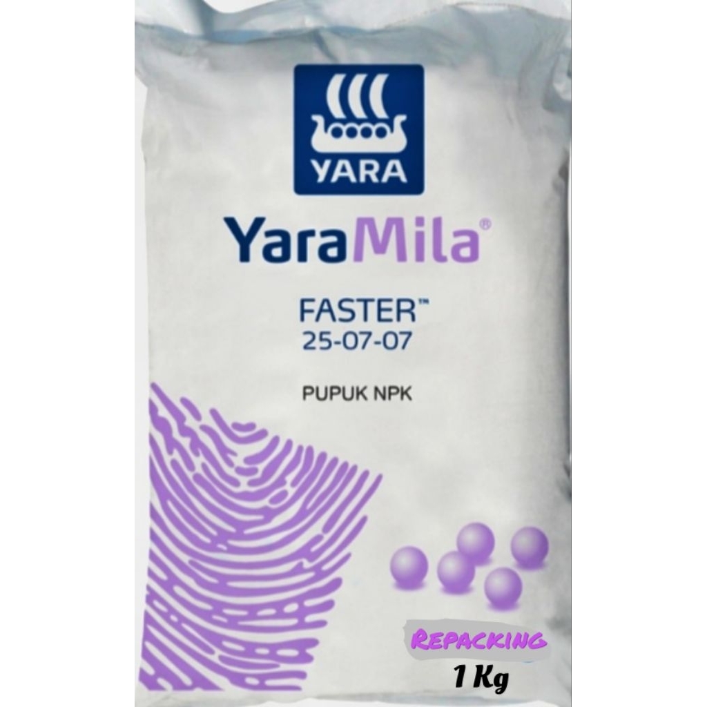 Yaramila FASTER 25 7 7 Pupuk NPK Pertumbuhan 1kg