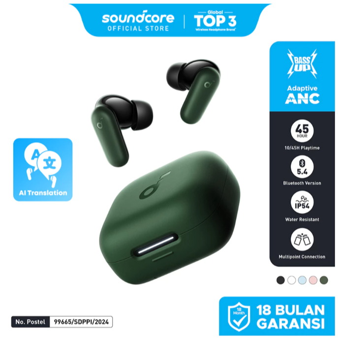 (NEW LAUNCH) Soundcore Anker R50i NC Earbuds Adaptive Noise Canceling Headset Earphone Bluetooth 5.4