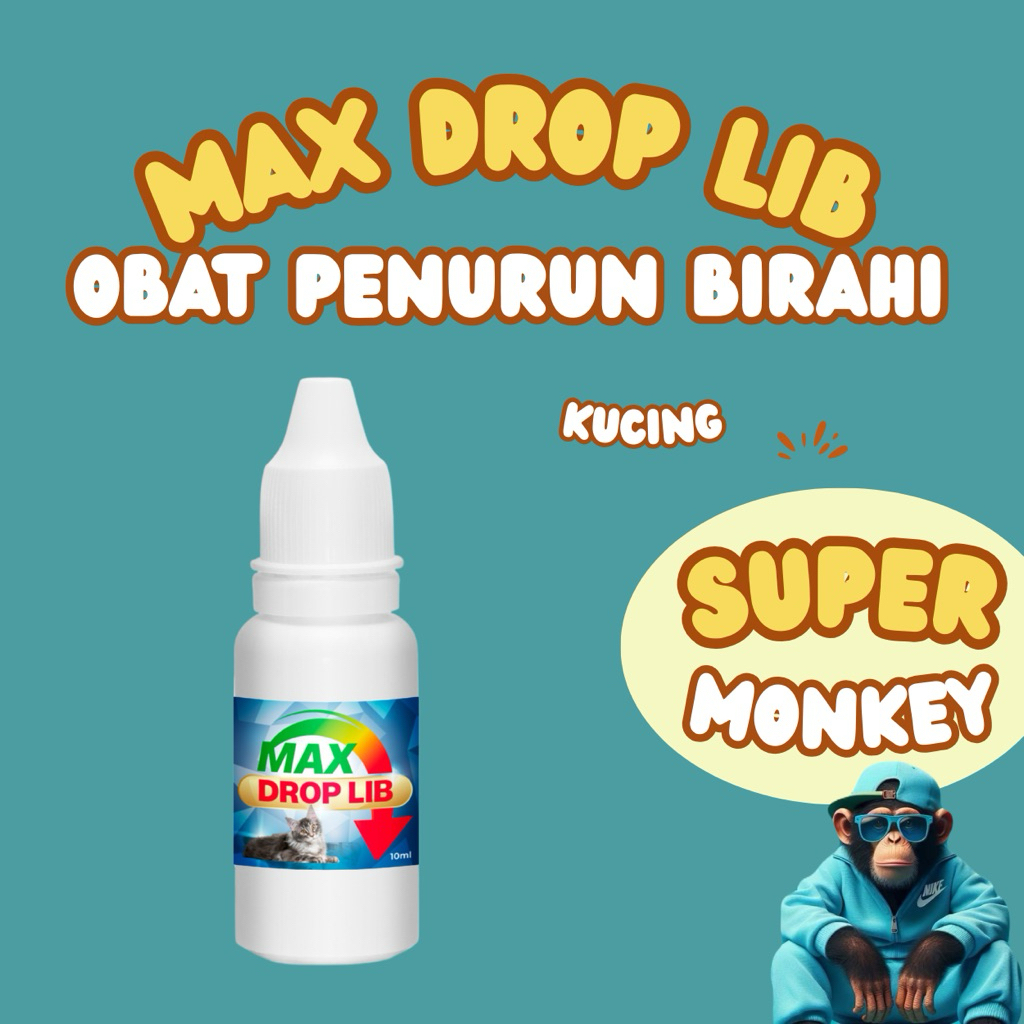 MAX DROP LIB - Obat penurun libido / Penenang Kucing